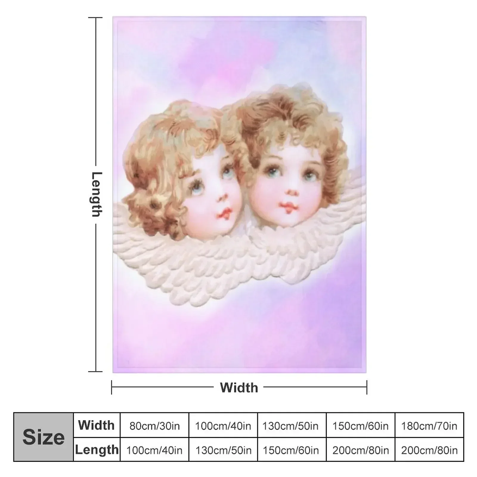 Aesthetic Cute Angels Art Hoe Throw Blanket Retros halloween Polar Baby Picnic Beautifuls Blankets