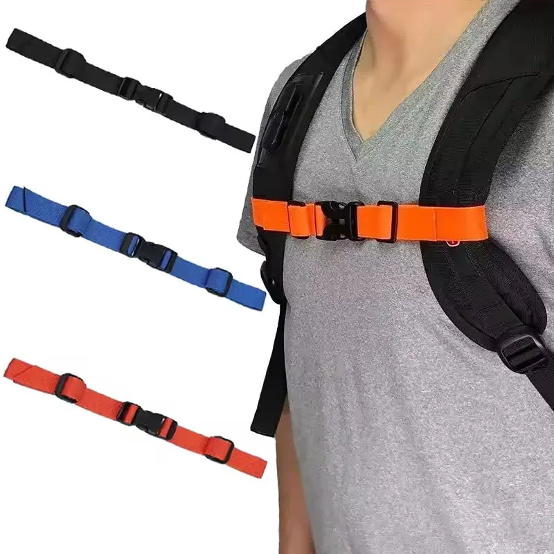 Lightweight Portable Backpack Shoulder Strap Fixed Buckle Anti Slip Chest Strap Backpack Chest Buckle Backpack Accessories