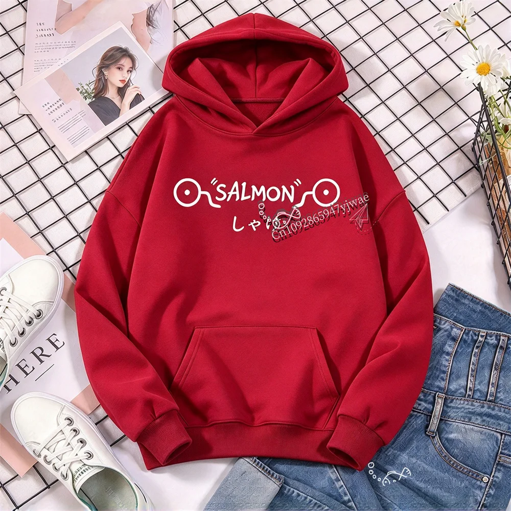 Jujutsu Kaisen Inumaki Toge Salmon Iconic Symbol Graphic Sweatshirt Anime Sweatshirt Autumn/Winter Adult Kid's Hoodie