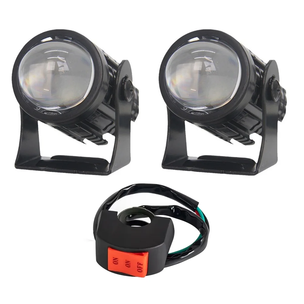 3000LM Lamp Fog Light Night Riding IP67 Waterproof Long Lifespan Aviation Aluminum Alloy For ATV For Motorcycle