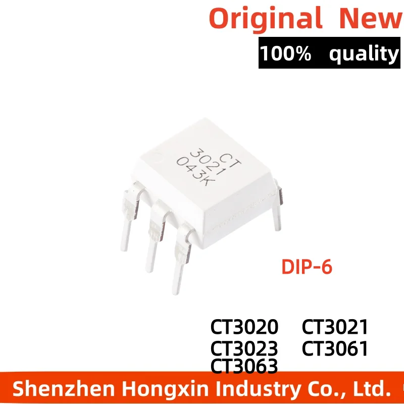 

10 pieces CT3021 CT3020 CT3023 CT3061 CT3063 DIP-6 direct insertion optocoupler optocoupler optocoupler