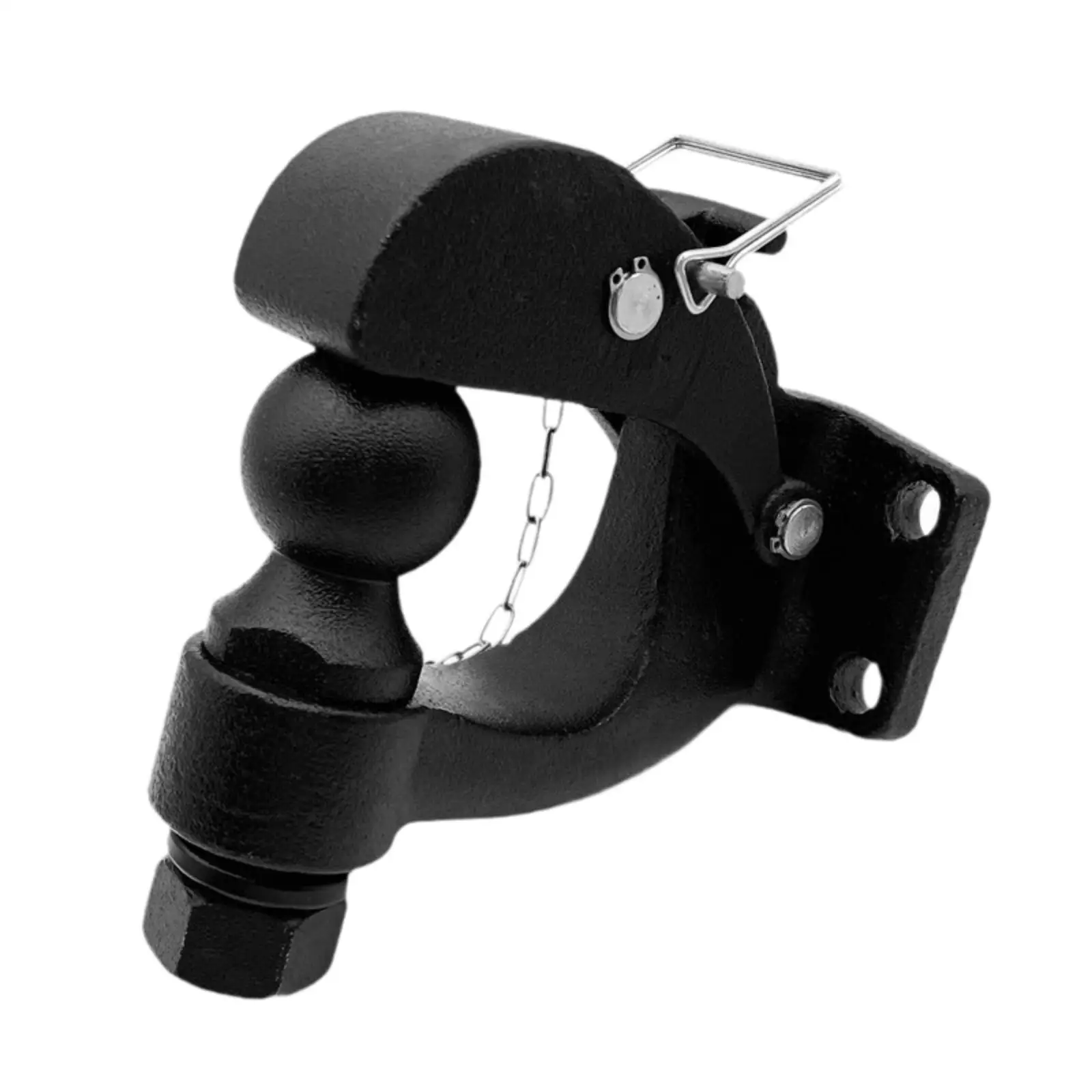 Towing Hook with Ball Heavy-Duty Hitch with Tow Hook Ball Hitch Solid Hardware Long-Lasting for Haulers
