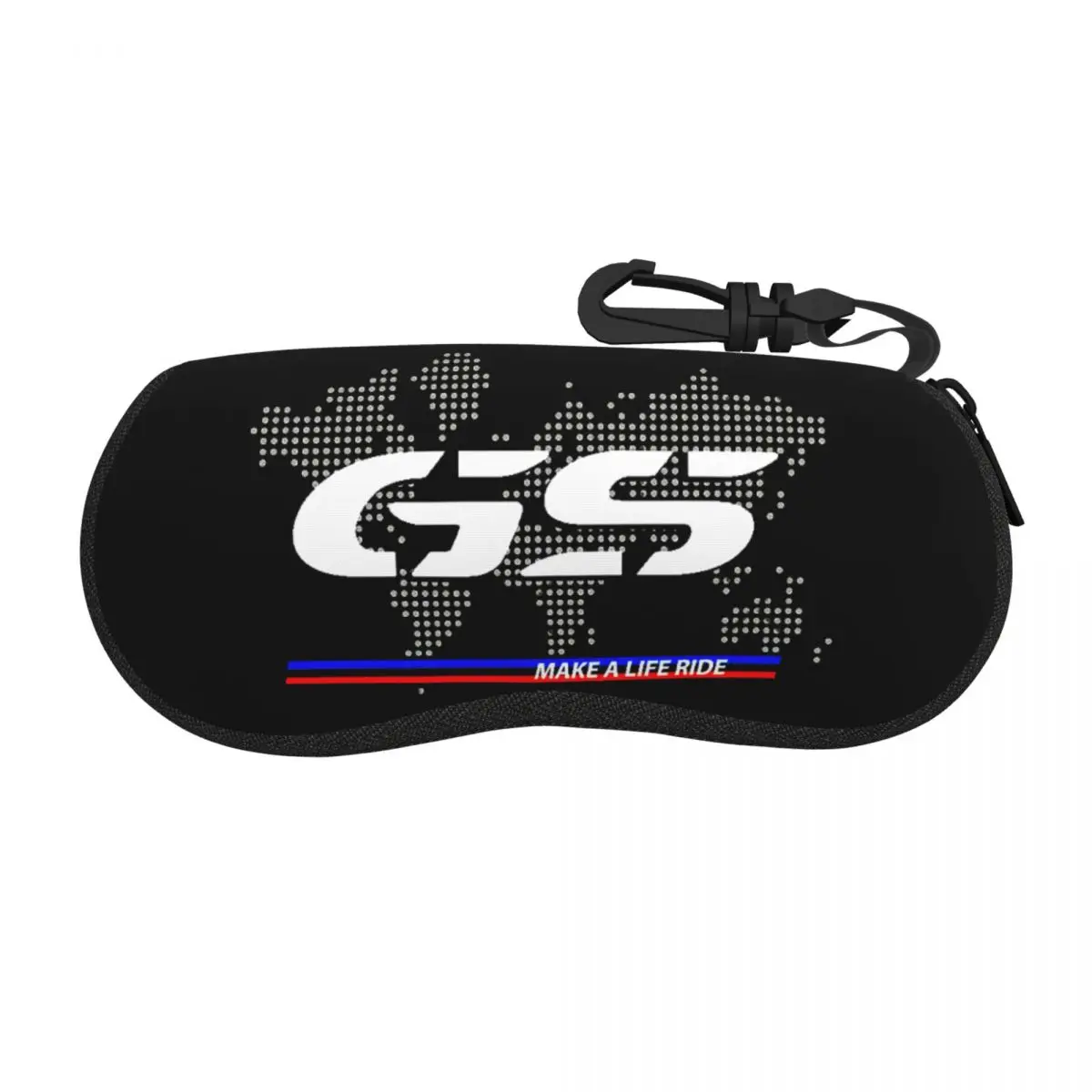 Custom GS Motorcycle Adventure Sunglasses Soft Case Neoprene Zipper Motorrad Biker Shell Eyeglass Case Protective Box Glasses