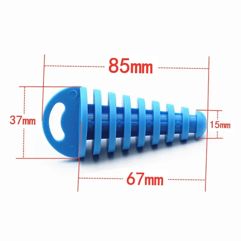 Motorcycle Exhaust Pipe Plug Muffler Wash Plug Pipe Protector Motocross Exhaust Plug Move Blow-down Silencer Accessories