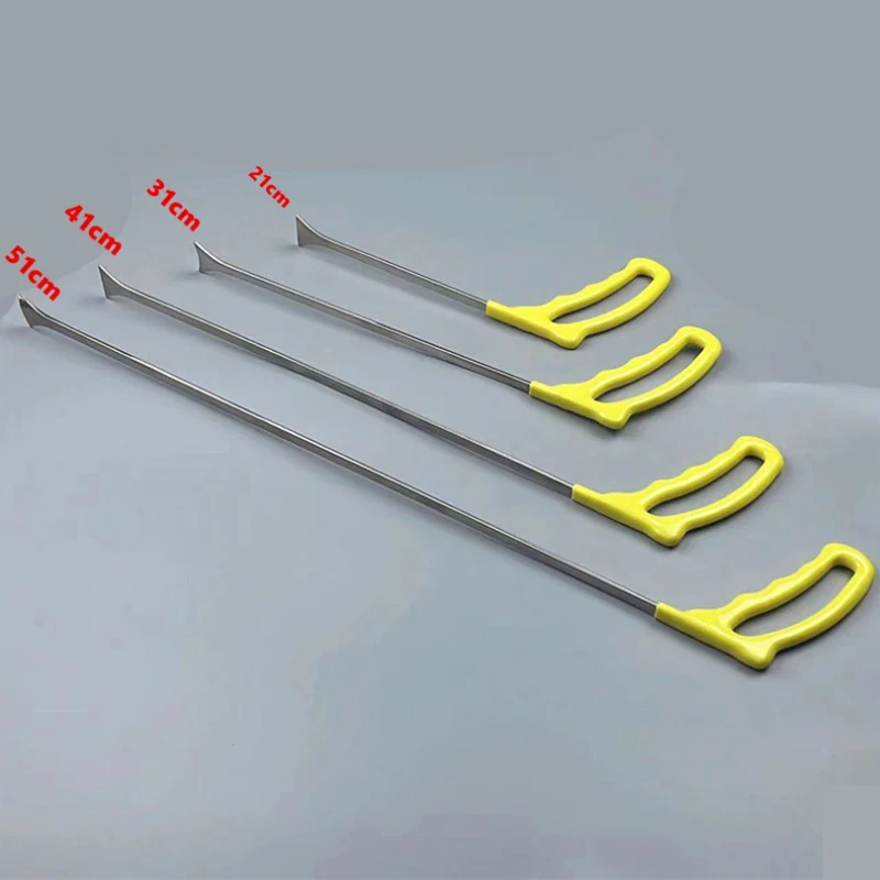 

4pcs Stainless Steel Painless Dent Removal Tool Flat Shovel Hail Car Door Dent Remover Body Repair Tools W/Comfort Non-slip Grip