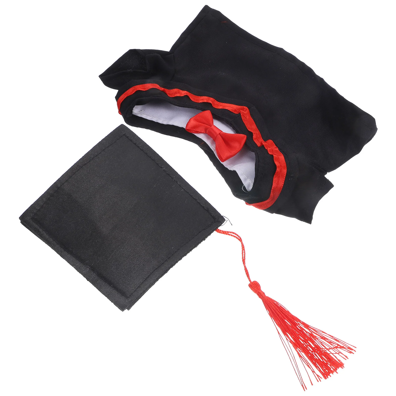 Graduation Gown Costume Suit Cap Cake Hat Garment Decor Clothing Clothes for Dress up Baby Bonnets