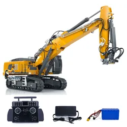 In Stock 1/14 CUT 3-Arm Hydraulic RC Excavator TOUCAN Tamden XE Remote Controller Light Sound Radio Digger Truck Cars Toys Gift