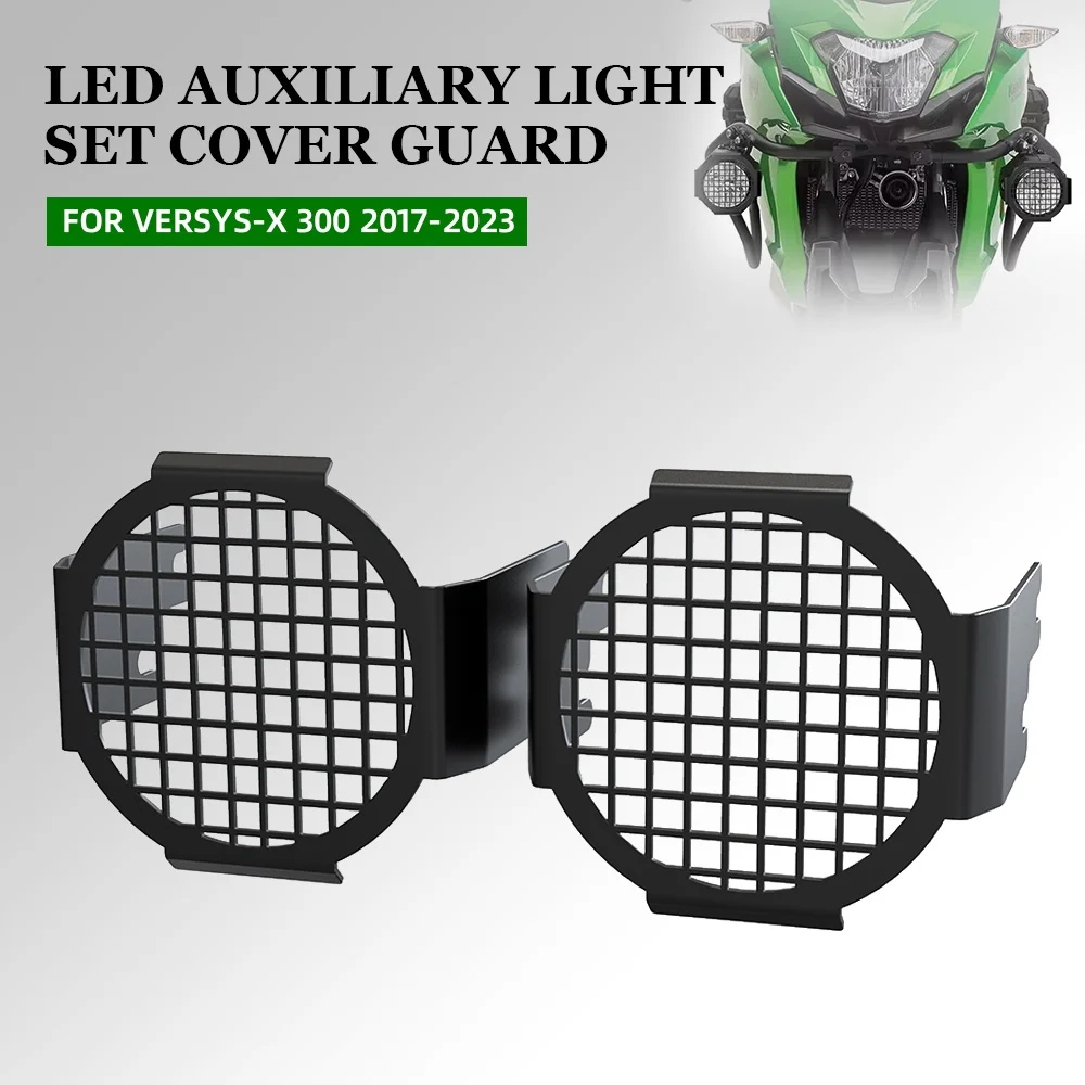 

For KAWASAKI VERSYS-X 300 VERSYS X300 2017-2018-2019-2020-2021-2022-2023 LED Spotlight Auxiliary Light Led Guard Protector Cover