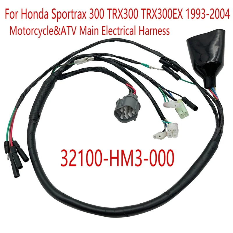 

Основной Электрический жгут сменный основной Электрический жгут для Honda Sportrax 300 TRX300 TRX300EX 1993-2004 32100-HM3-000