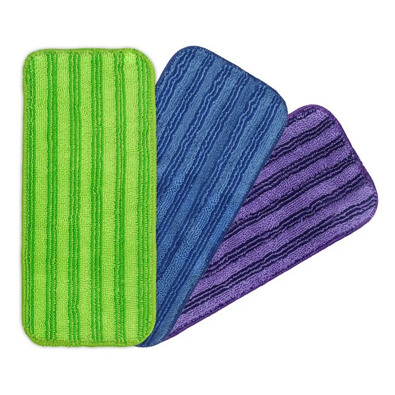 For Swiffer 12 Inches Wetjet Mop Reusable Mop Pads Refills Microfiber Mop Refill Pads Wet Dry Mop Parts Heads Pads