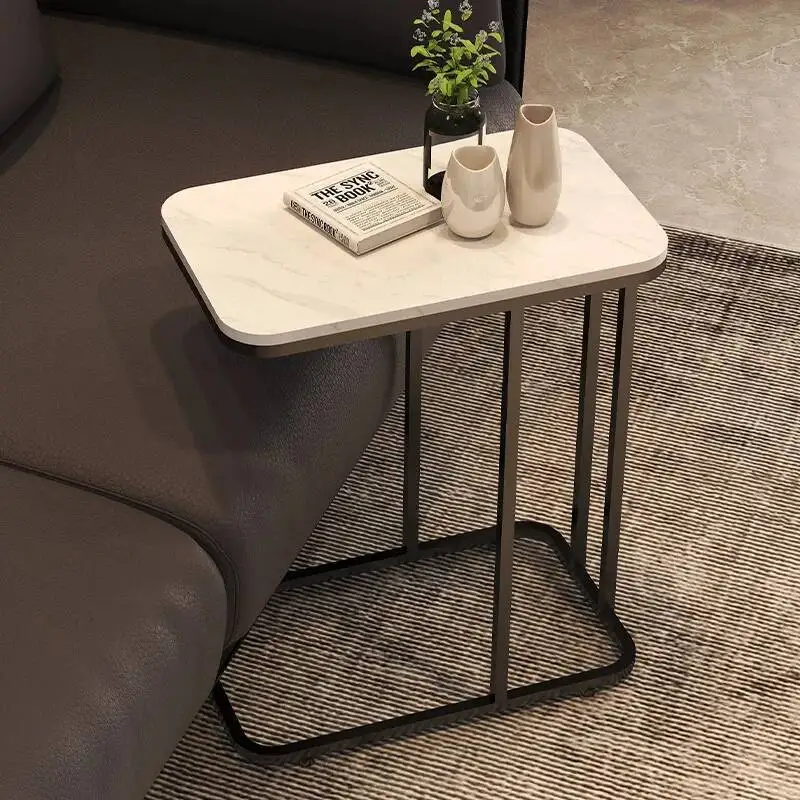 

Century Luxury Nordic Modern Marble Table Mid Wall Coffee Table Living Room Mesa Lateral Para Sala Home Decoration Accessories