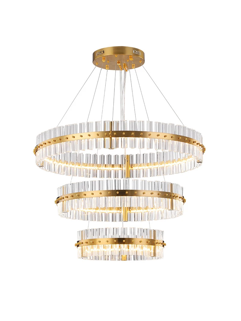 luz pingente moderno luxo ouro prata aneis led interior pendurado lampadas de teto escada luxo casa luminarias para lobby 01