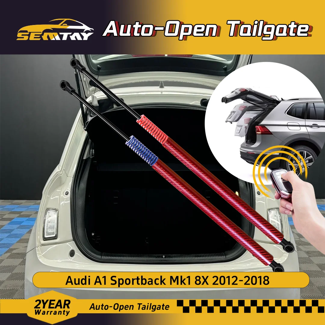 

SEMTAY Automatic Lifting Trunk Struts with Spring for Audi A1 Sportback Mk1 8X 2012-2018 Rear Tailgate Boot Lift Supports