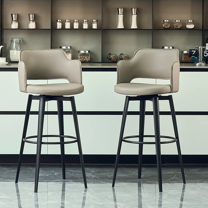 Minimalistic Modern Bar Chairs Luxury Nordic Kitchen Women Bar Stools Nordic Living Room Taburete De Cocina Alto Furniture