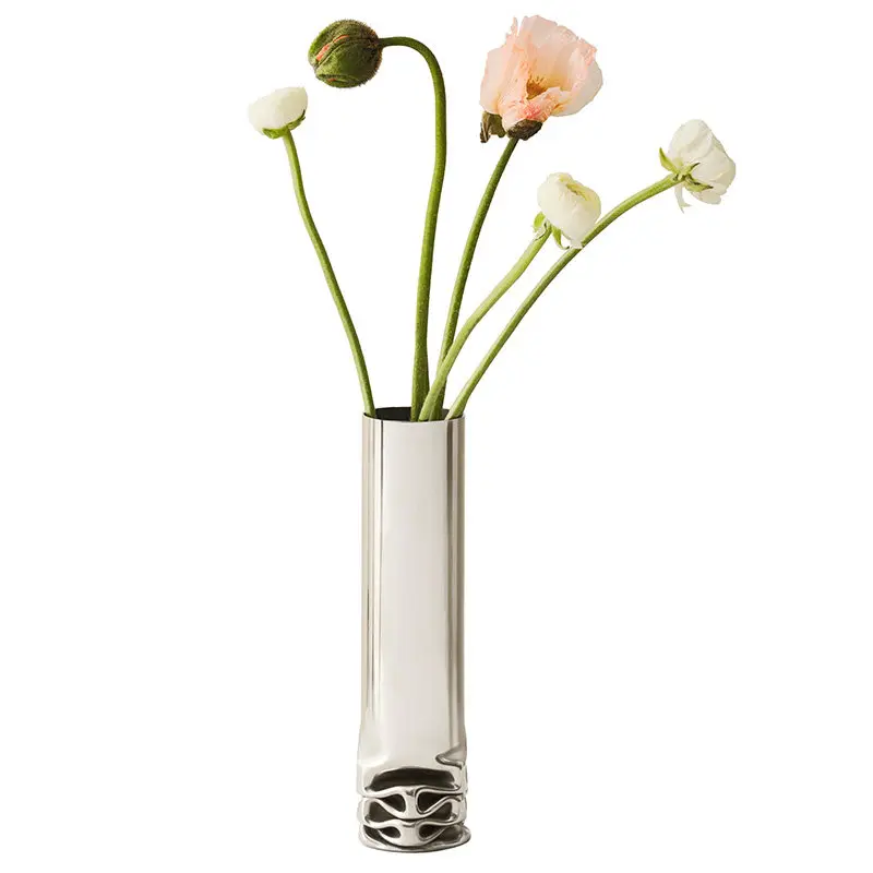 

Nordic stainless steel hydraulic, vase flower arrangement ornament, living room flower ware, home decoration