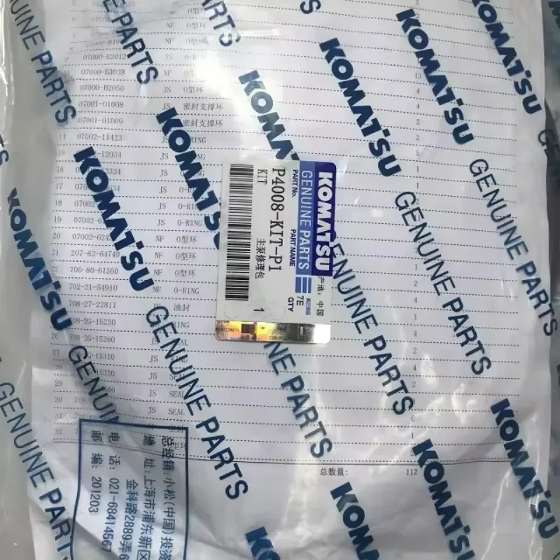Peças de máquinas de engenharia P4007-KIT-P1 Kit de reparo de bomba principal Ferramenta de reparo de escavadeira