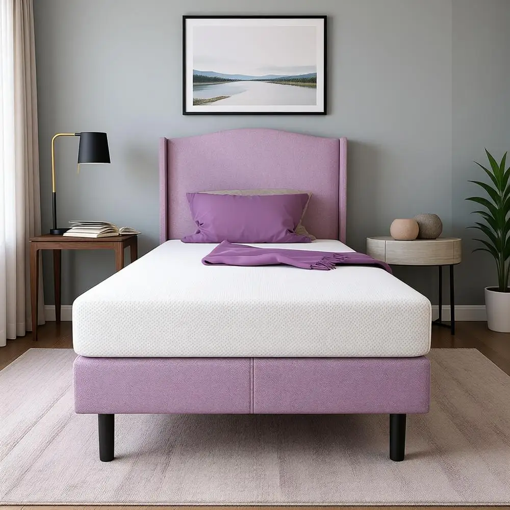 

5 Inch Rainbow Youth White Mattress for Kids' Day-Trundle Bunk Bed, Twin Size