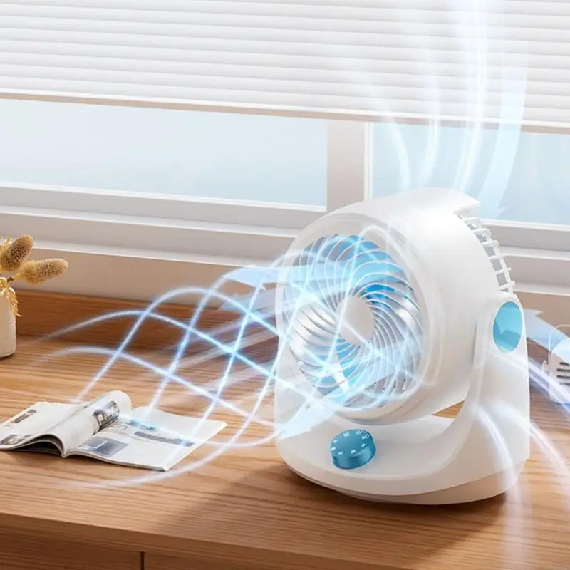 

3 Speed Air Circulation Fan Portable Desk Fan Quiet Cooling Device for Desktop N58D