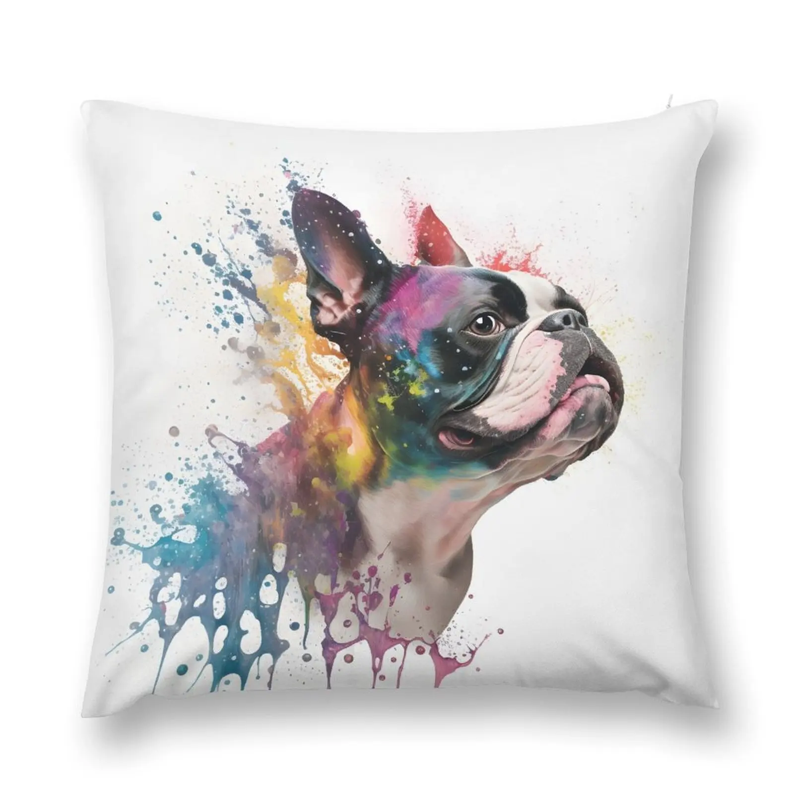 

Boston Terrier Throw Pillow Decorative Sofa Cushions Sofa Decorative Covers Sofa Cover Pillow Cover pillow