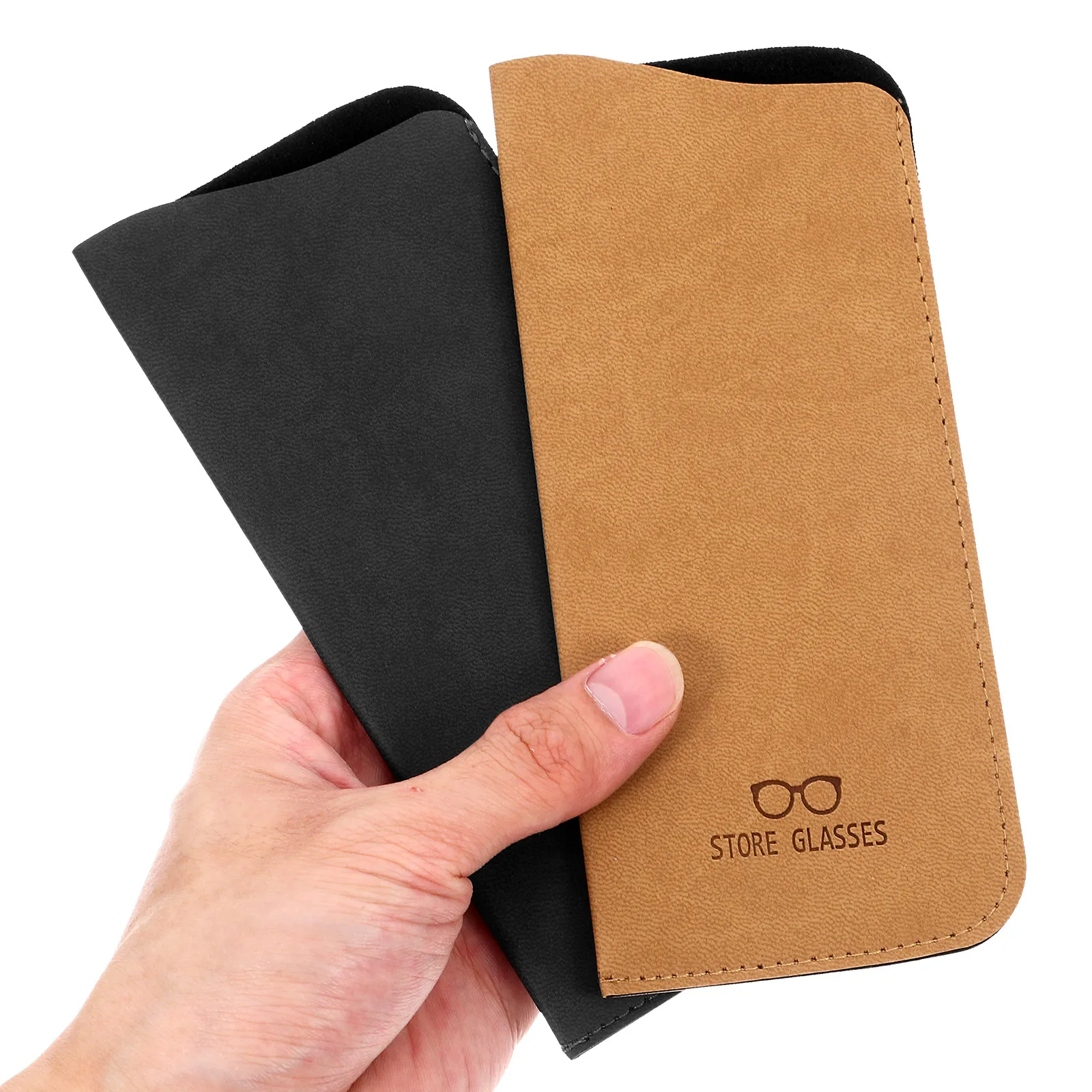

2 Pcs Eyeglass Glasses Sleeve Pouch Sunglasses Case Reading Eyewear for Students