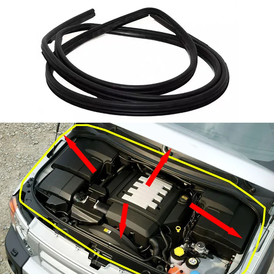 

Wooeight 1Pc Front Hood Bonnet Seal For Land Rover Discovery 3 4 LR5 /Discovery Sport/Freelander LR2 LR054366/LR015150 OEM