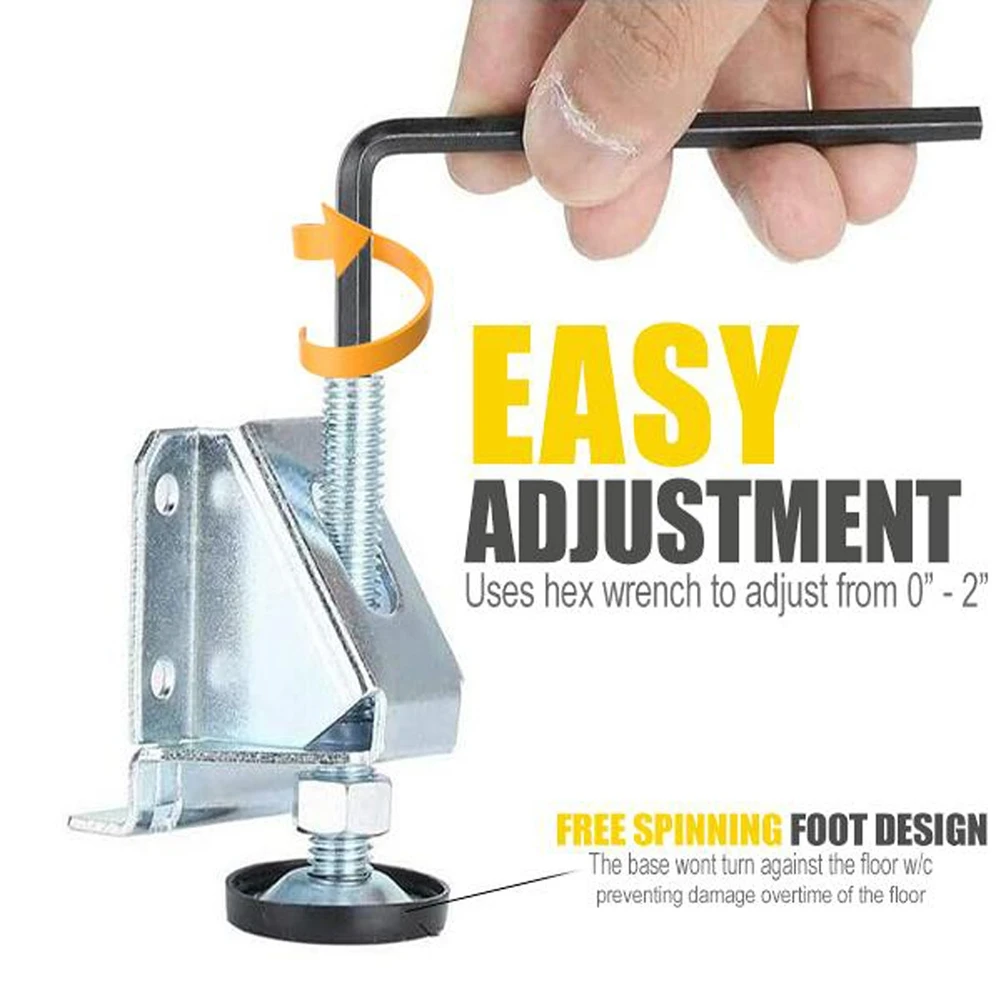 Wardrobe Level Adjustable Feet Heavy Duty Leveling Feet Home Use Furniture Leveling Leg
