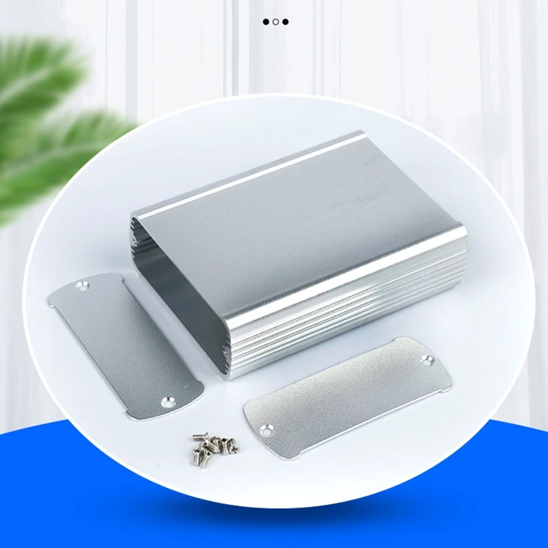 Aluminum Case 82x32x110mm Waterproof Integrated Box Silver Type Case Electronic Box DIY PCB Instrument Project-A19I