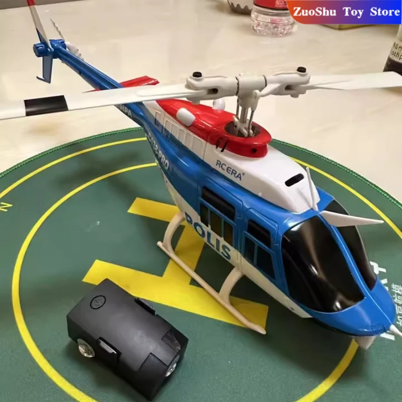 

Rc Helicopter C138pro Brushless 6 Channels Optical Flow Positioning One-Click Reverse 1/33 Scale Replica Of Belle 206