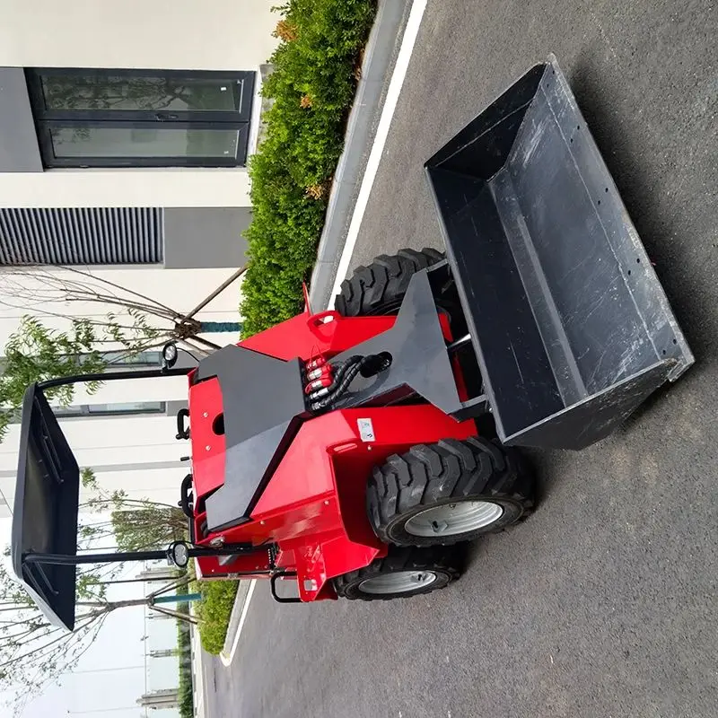 견고한 스키드 스티어 로더: 중단 없이 고강도 작업에 적응 가능