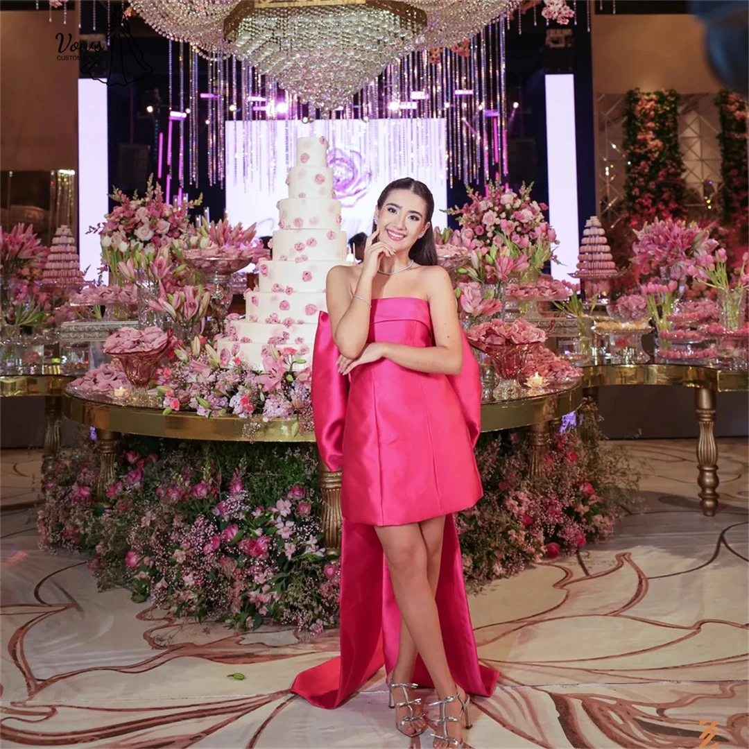 

Vows Line A Evening Dresses Woman Elegant Party Dresses for Women Luxury Evening Dress 2025 Satin Cloth Custom Made Off-shoulder