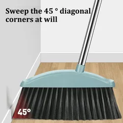 Thickened Broom Set Household Broom And Dustpan Combination Broom And Dustpan 2 Piece Set Hairless Broom With Long Handle