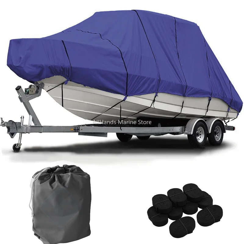 Custom Wholesale Outdoor Boat Cover Waterproof Anti-UV Dustproof Hail Protect Boat Cover