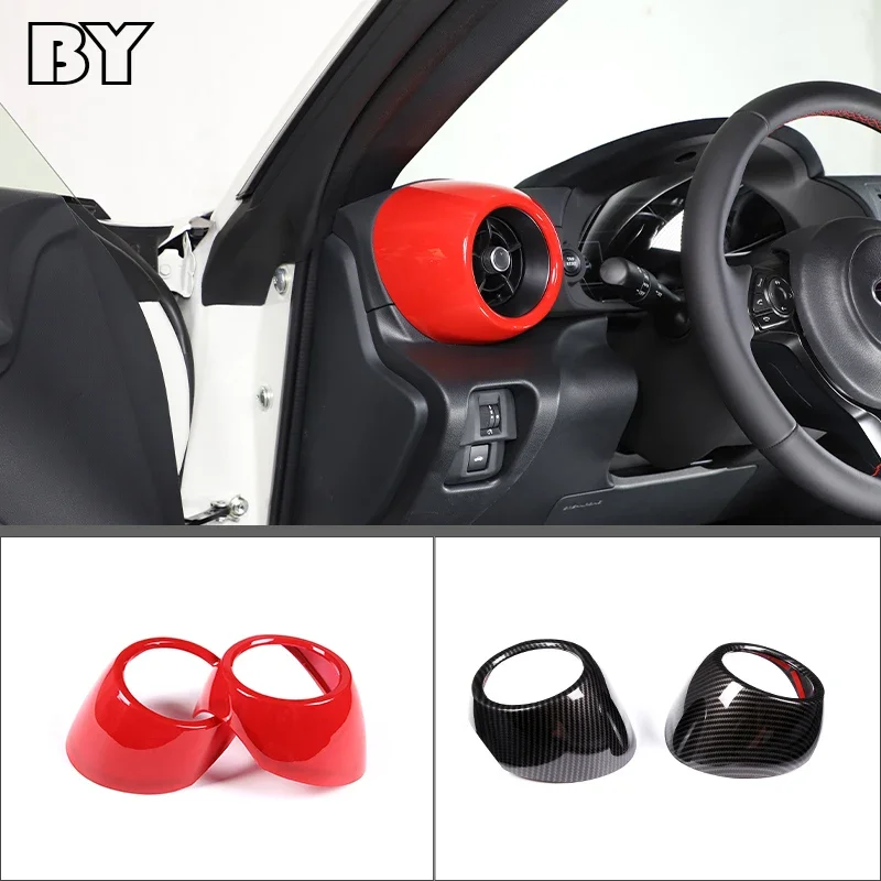 

Приборная панель автомобиля, боковое вентиляционное отверстие, рамка, накладка для Toyota 86/Subaru BRZ 2022, автомобильные аксессуары для интерьера