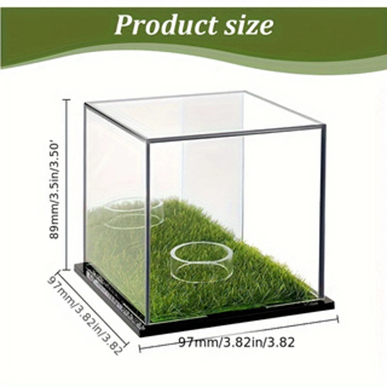 Golf Ball Display Case Small Golf Ball Case Acrylic Case Clear Display Box Square Display HolderBaseball Golf Ball