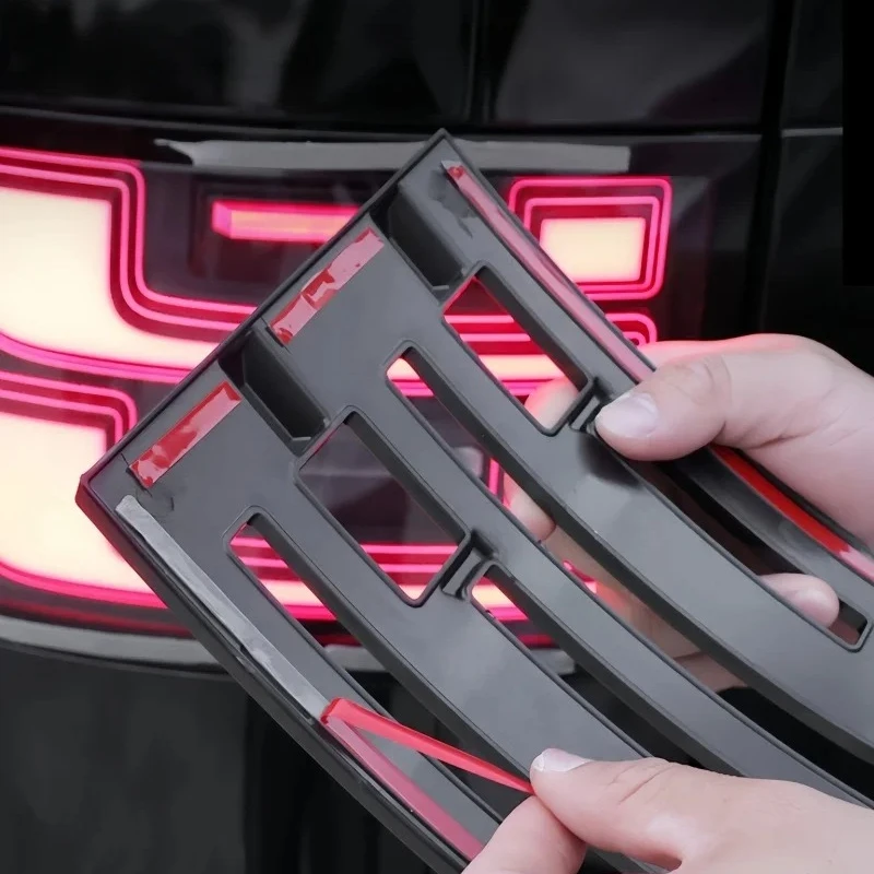 Car Mecha Taillight Protective Frame Rear Tail Light Cover Trim Fit for BYD Leopard 7 Titanium 7 Exterior Decoration Parts