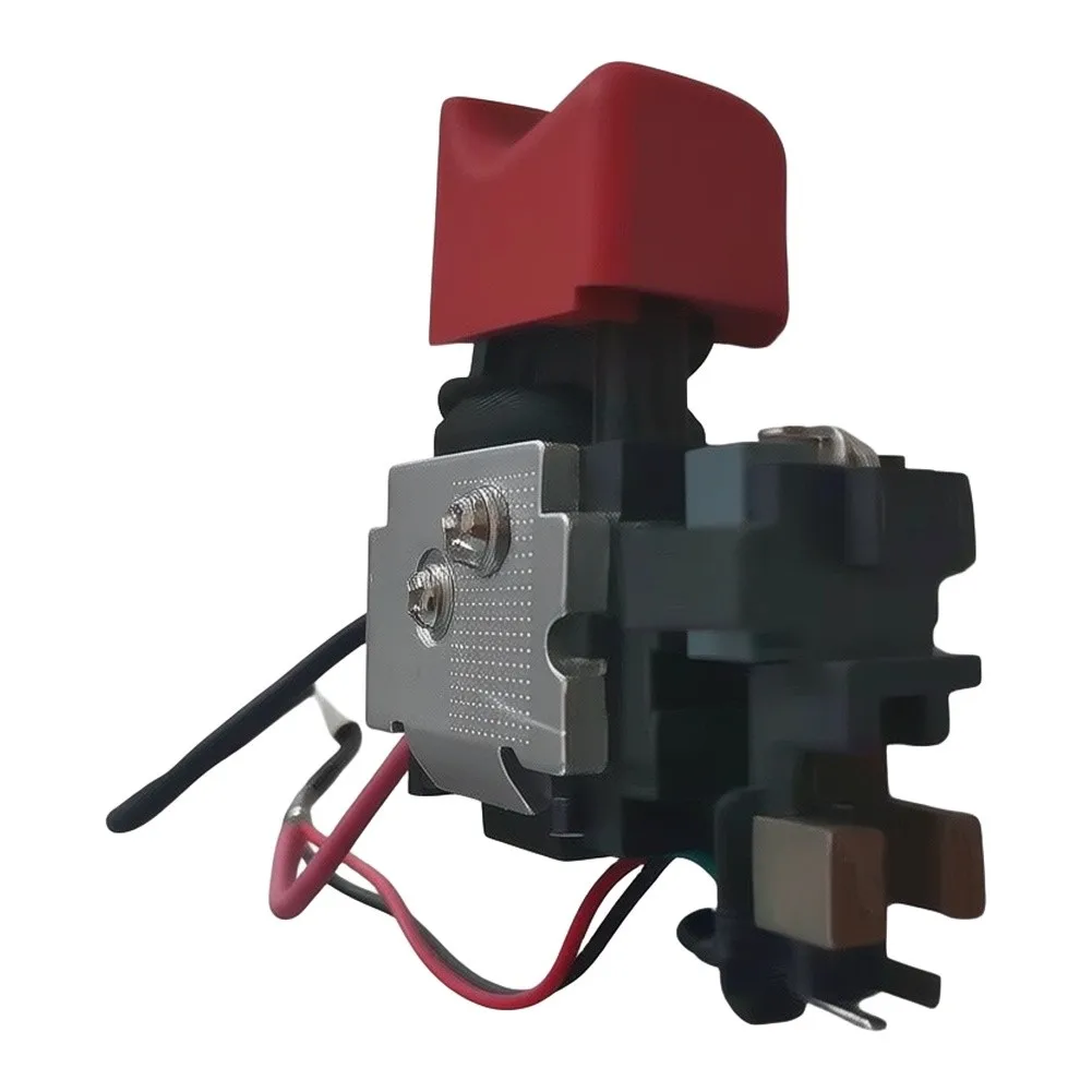For Drilling Operations Red Power Tool Switch Electrical Parts For Devices On Off Button Easy Installation Compact Structure