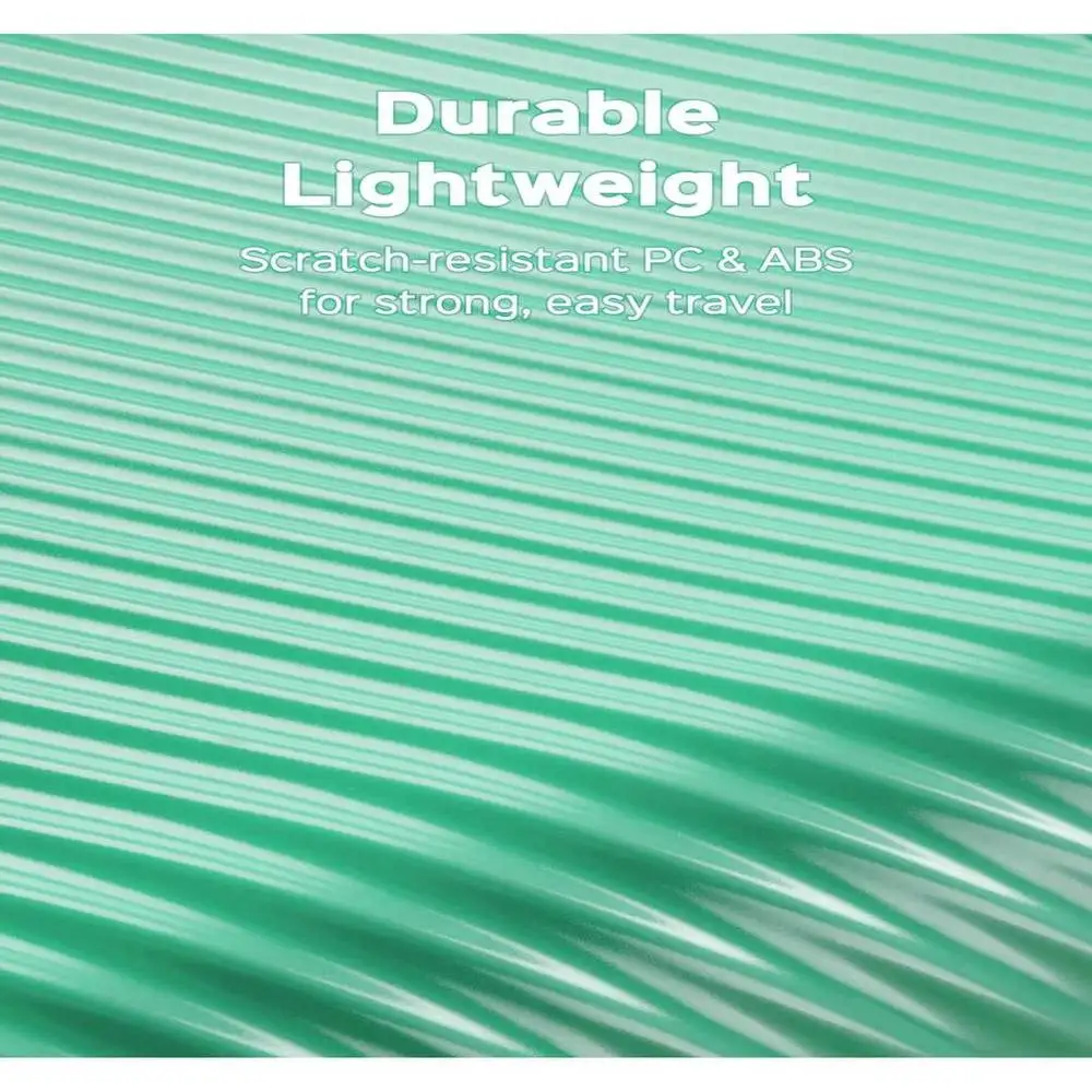 مجموعة أمتعة مكونة من 2/3 قطعة - عجلات دوارة صلبة ABS قفل TSA خفيف الوزن ومقاوم للخدش للسفر #4