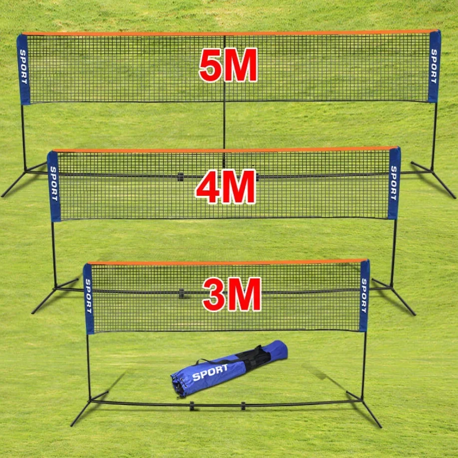 Badminton Net with Stand Carry Bag Tennis Net Outdoor Volleyball Net Stand