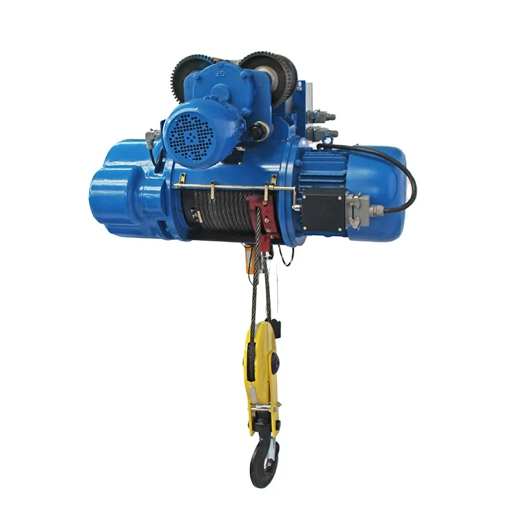 Single Double Speed 3t 5t 10t 15t Electric Hoist Electric Wire Rope Hoist with Motorized Trolley