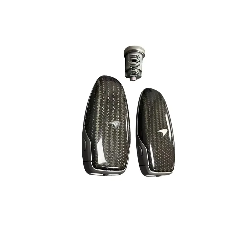 مفتاح وقفل السيارة من ألياف الكربون، مفتاح فوب عن بعد لـ Mclaren 12C,650S,MP4,625C,675LT,P1,11M2390CP,433 MHz