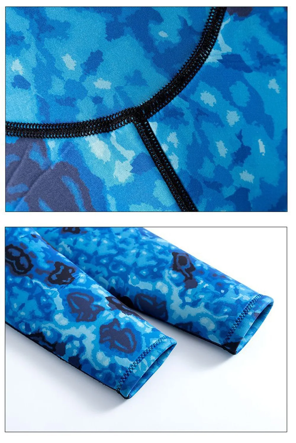 3mm Speerfischen Neoprenanzüge Neoprenanzüge Angeln Tauchen Surfen Schnorcheln Kajakfahren Camouflage Erwachsene Ganzkörper Thermal Warm halten – Detail 13