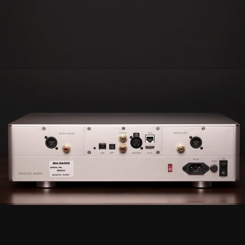 NEW LKS Musetec MH-DA006 Dual ES9039pro HIFI Digital Music Audio Flagship Amanero Femtosecond Clock DSD512 Decoder DAC