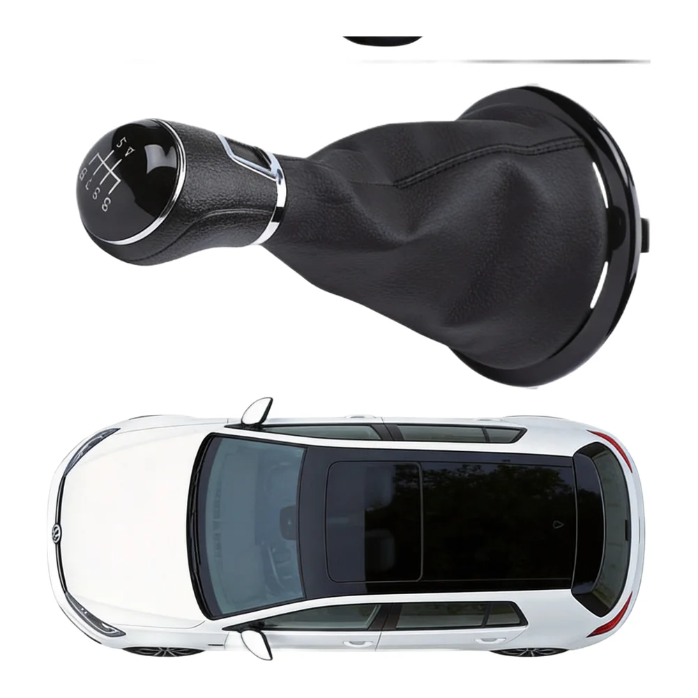 Black Shift 5 Speed Shift Cover Versatile Fitment Versatile Fitment Models For G5 For G6 Car Shift Knob Cover Black