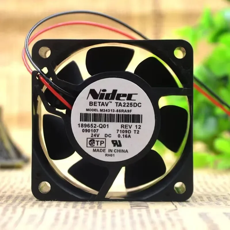 for NIDEC TA225DC M34313-55RA1F 2F 3F 9F 11F 24V 60mmx25mm 6cm Cooling Fan