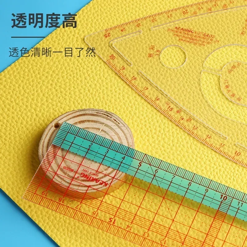 1pc Multiple Types Garment Cutting Plastic Quilting Ruler for Sewing Patchwork Tools Tailor Craft Scale Rule Drawing Accessories