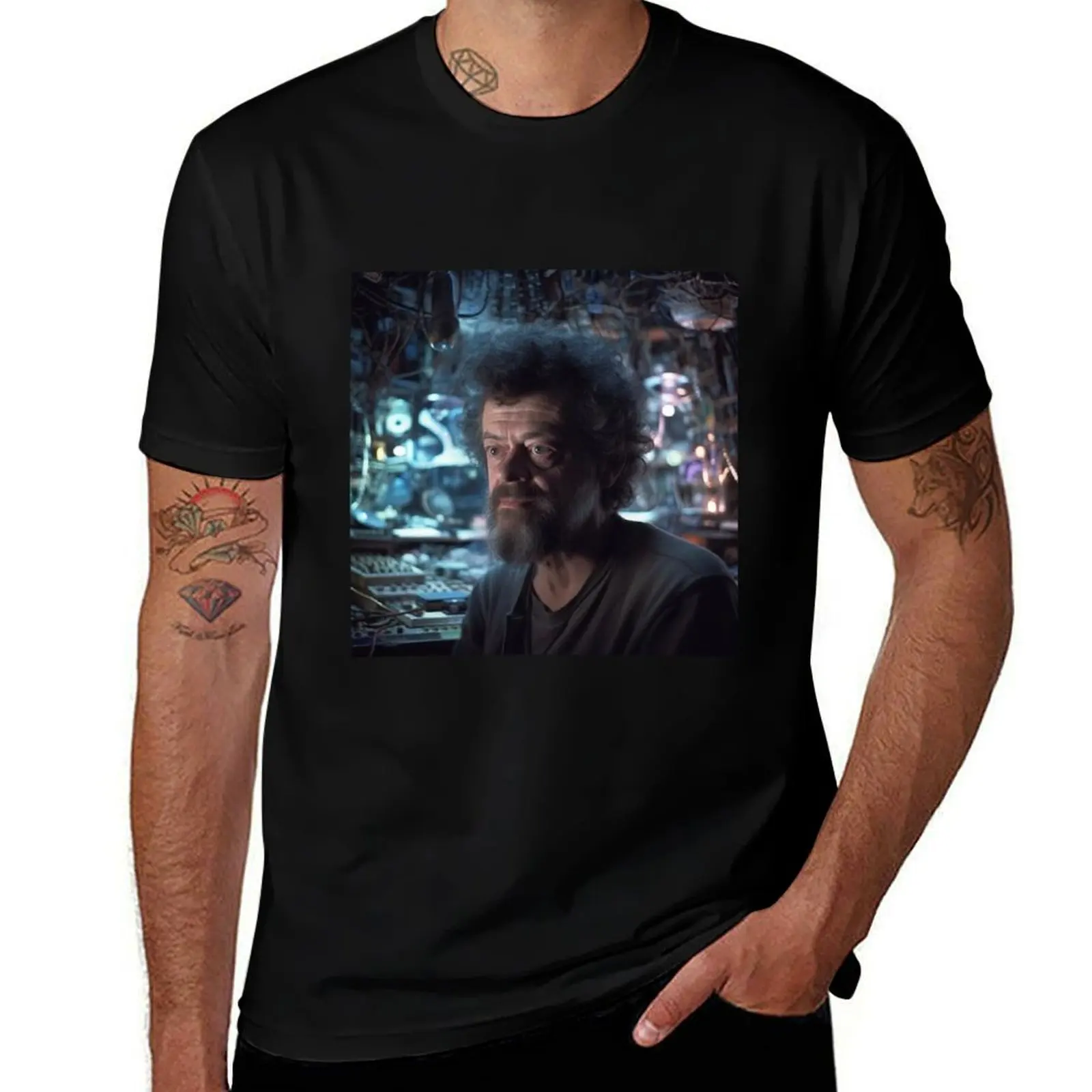

Terence McKenna T-Shirt oversized t shirt Anime t-shirt Funny t-shirt valentines boutique clothes t shirts for men cotton