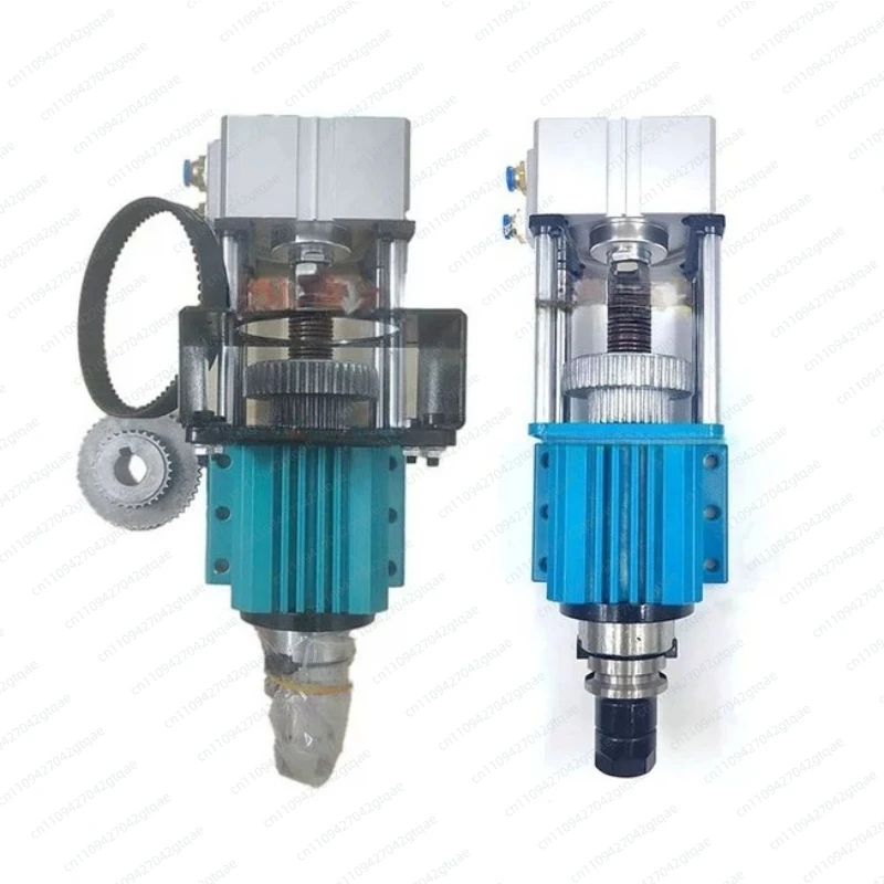 BT30 Unpowered Spindle Pneumatic Semi-automatic Tool Change Spindle Suitable for Engraving, Drilling, Metal Heavy Cutting