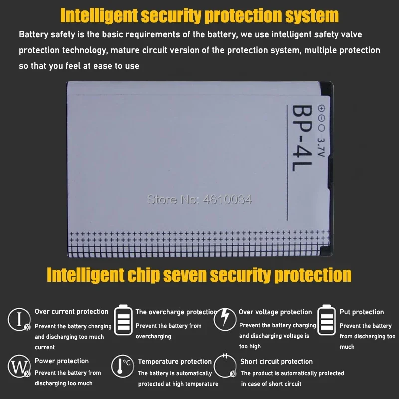 ببطارية مع رقم تتبع ، بطاريات لنوكيا N97i و E71 و E71x و E73 و E90 و E90i و N810