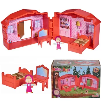 New Martha and the bear - Mini house collection children&#x27;s house furniture and family toy set