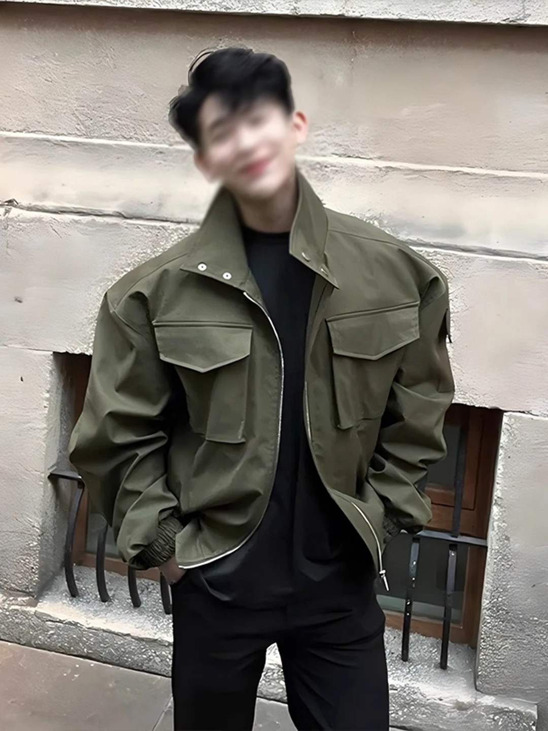 

Мужская куртка Light Cavalry Jaet: демисезонная, в стиле Haome American Flight, с воротником-стойкой, модель Cleanfit, или бейсбольная куртка